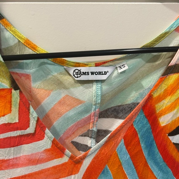 Jams World Colorful Geometric Pattern Dress Size XS - Picture 2 of 6